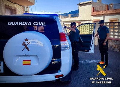 La Guardia Civil detiene al autor de tres robos en viviendas de dos municipios del Alto Andarax