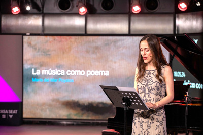 Noticia de Almera 24h: Mara Poyatos ofrece el recital ‘La msica como poema’ este lunes en la Escuela de Msica de Roquetas de Mar