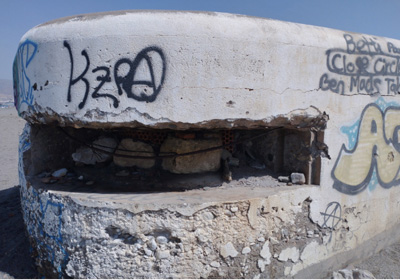 Noticia de Almera 24h: IU Critica El Deplorable Estado De Conservacin De Los Bunkeres De La Playa De Nueva Almera 