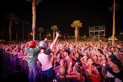 Viva Suecia triunfa en el Pulpop Festival en Roquetas de Mar  que reuni a 20.000 personas en Playa Serena II