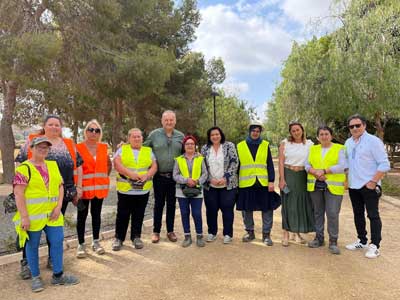 Diputacin crea ms de 3.500 jornales y mejora espacios pblicos de Cuevas del Almanzora a travs del PFEA