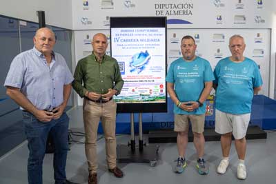 Noticia de Almera 24h: Diputacin presenta la IV Carrera Solidaria para la investigacin contra la ataxia de Padules