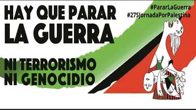 En apoyo a las concentraciones del 27S por Palestina