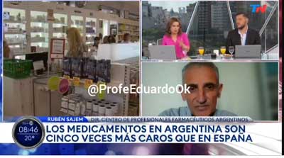 Noticia de Almera 24h: En Argentina los medicamentos pueden costar hasta cinco veces ms que en Espaa