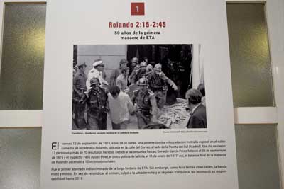 La UAL acoge una exposicin que conmemora el 50 aniversario de la primera masacre de ETA