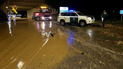 La DANA provoca en Almera ms de cuarenta incidencias