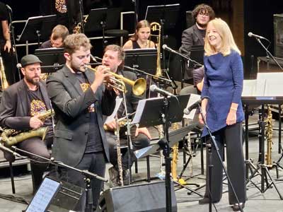 Afra Kane y Mara Schneider con la Big Band Clasijazz, apertura de altura para el 32 Festival Internacional ‘Almerijazz’