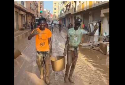 Noticia de Almera 24h: La solidaridad de los inmigrantes en Valencia, tan real como su corazn