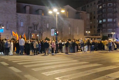 Noticia de Almera 24h: Fracaso total de la manifestacin de la extrema derecha en Valencia