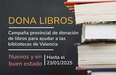 Antas, Tabernas y Viator emprenden una campaa de recogida de libros para ayudar a las bibliotecas de Valencia 