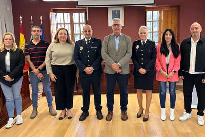 Jos Ortiz Nieto, nuevo subinspector jefe de la Polica Local de Hurcal de Almera