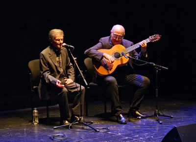 Jos Sorroche recibe el calor del pblico y del flamenco en la gala de presentacin de su doble disco antolgico