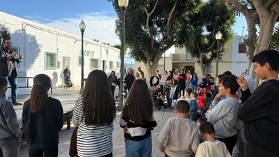 Los ms peques de Campohermoso despiden el ao con su primera fiesta de Prenochevieja