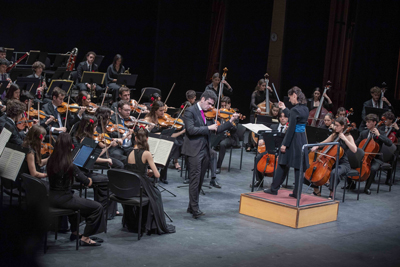 La Orquesta de la Fundacin Barenboim-Said comparte su talento y precisin tcnica en su concierto en el Auditorio