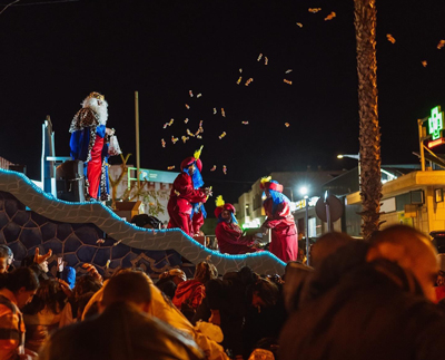 Los Reyes Magos repartirn en Njar 1.500 kilos de caramelos 