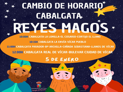 Vcar adelanta la llegada de los Reyes Magos para mantener la magia de la gran cabalgata