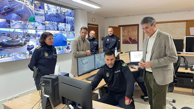 La Polica Local de Adra estrena sala de videovigilancia para mejorar el control de la seguridad ciudadana