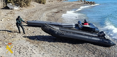 La Guardia Civil interviene cuatro embarcaciones vinculadas con actividades de contrabando en Almera