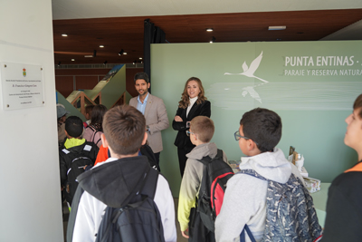 El ‘Aula de Ecologa Urbana’ arranca hoy el segundo trimestre con visita de los alumnos del IES Santa Mara del guila