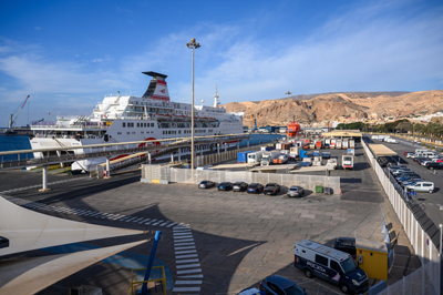 El Puerto de Almera reubica el parking pblico de Muelle de Levante mantenindolo para la ciudad