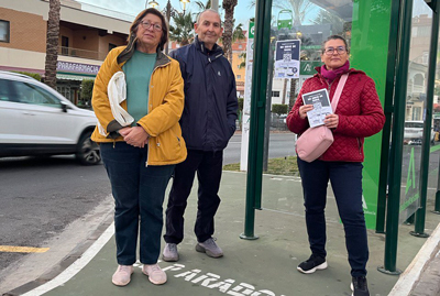 La Asamblea de IU en Roquetas inicia su campaa Quejarte en la parada no sirve de nada 