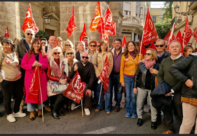 El PSOE apoya las movilizaciones sindicales para reivindicar el mantenimiento del escudo social