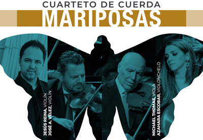 El Ciclo de Conciertos de Cajamar con la OCAL se inaugura este domingo con el cuarteto ‘Mariposas’