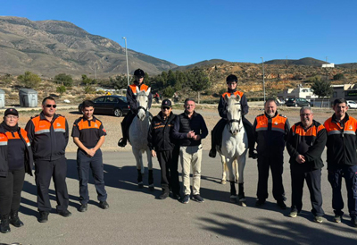 Berja refuerza su Proteccin Civil con un nuevo equipo equino