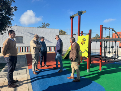 Finalizadas las obras del parque infantil y biosaludable de Fernn Prez 