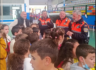 Los centros educativos de Hurcal participan en las III Jornadas Escolares de Emergencias y Educacin Vial