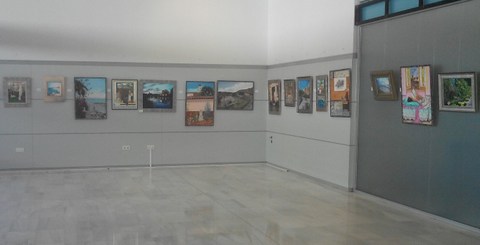 El Aeropuerto de Almera acoge una muestra de pintura de Isabel Toresano