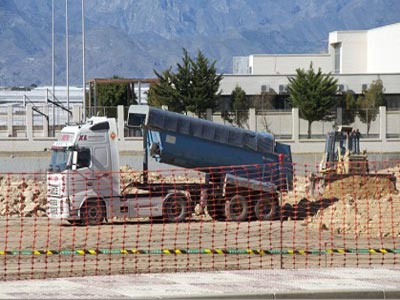 Ecologistas en Accin denuncia la presunta prevaricacin por parte del Ayto en la obra del polideportivo de Las Marinas inserto en el espacio protegido Punta Entinas-Sabinar