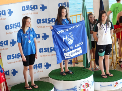 Lluvia de medallas y segunda plaza para el Club H2O El Ejido en el XXXIII Trofeo del Club Natacin Jan