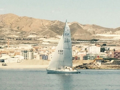 El barco Arrebatos, del C.N. Almerimar, vencedor de la I Regata/Travesa Almerimar-Adra