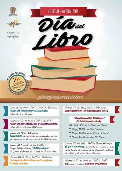 Hurcal-Overa celebra el Da del libro con numerosas actividades