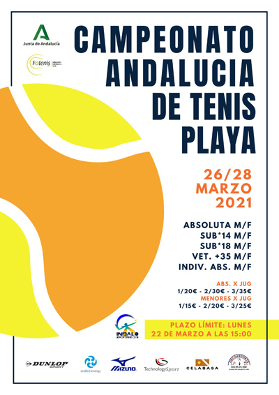 Vera acoge este fin de semana el Campeonato de Andaluca de Tenis Playa por cuarto ao consecutivo