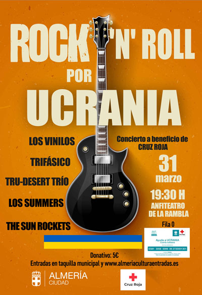 Rock por Ucrania, el ciclo de Msica Sacra y las risas garantizadas con ‘El Selu’ y ‘Hongos’, propuestas de la semana en Almera