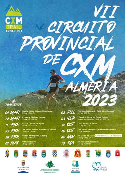La Copa Almeriense de Carreras Por Montaña (CXM2023) regresa con 12 pruebas