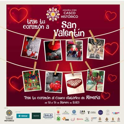 Los vecinos declaran su amor al Casco Histrico con un programa cultural por San Valentn, desde maana y hasta el da 14