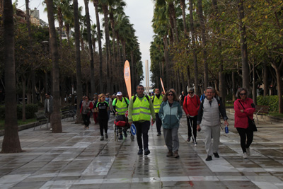 Ms de 35 personas han conocido el centro histrico de forma inclusiva a travs de una marcha saludable 