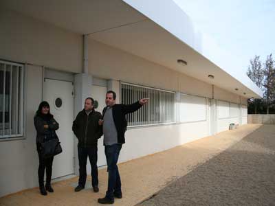 La delegada de Educacin visita el Colegio San Indalecio en La Caada tras las obras de ampliacin y mejora