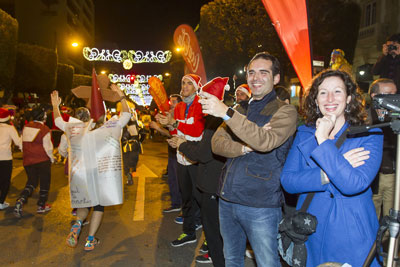 La San Silvestre contagi el espritu medieval a ms de 2.000 corredores