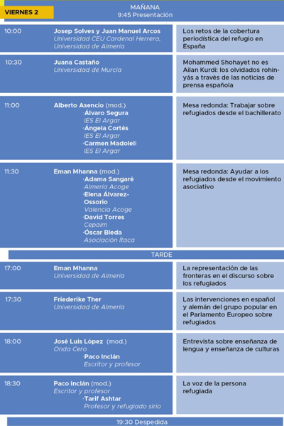 La Universidad analizar el discurso de la migracin y el refugio creando unas jornadas internacionales