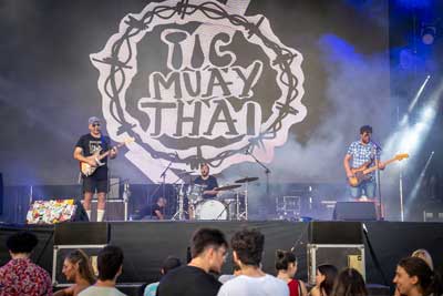 Viva Suecia triunfa en el Pulpop Festival en Roquetas de Mar  que reuni a 20.000 personas en Playa Serena II