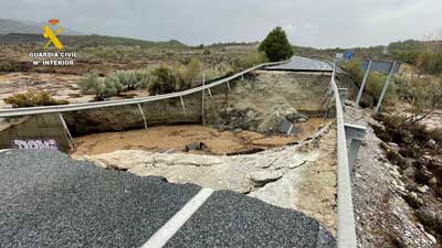 La DANA provoca en Almera ms de cuarenta incidencias